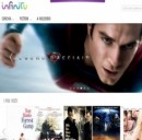 La copertina della Home page di Infinity TV.