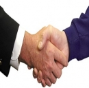 La mediazione si traduce in una stretta di mano