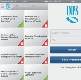 Nuova app Inps
