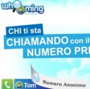 Con Whooming si sa il numero dello stalker